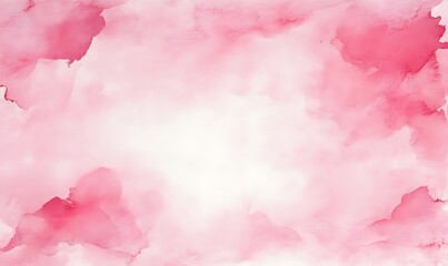 Fototapeta premium Pink watercolor abstract background. Watercolor pink background. Abstract pink texture. 