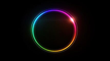 Abstract Rainbow Circle