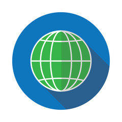 global earth icon design vector illustration
