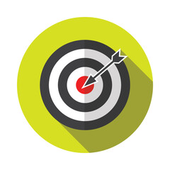 bow and target icon design vector illustration