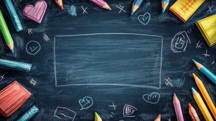 Colorful Chalkboard Art