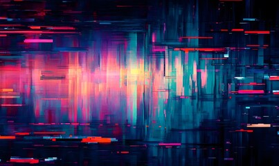 Creative glitch texture