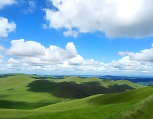 Obraz premium field and blue sky