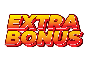 Extra bonus. Text effect in 3D style for social media or promotional ads