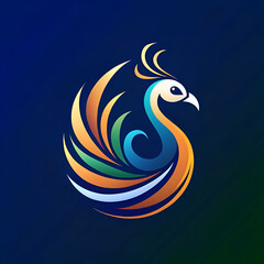Fototapeta premium background with a bird
