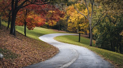 Fototapeta premium Autumnal Path