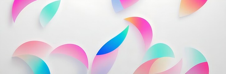 wide minimal white background abstract wallpaper with color arts 3:1