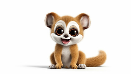 A happy face baby animal elevation side