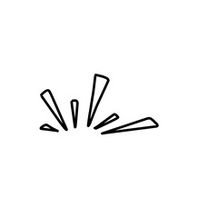 Cartoon Doodle Bomb Explosion 