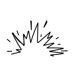 Cartoon Doodle Bomb Explosion 