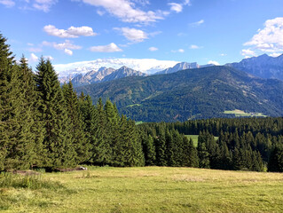 Characteristic mountains of the valley