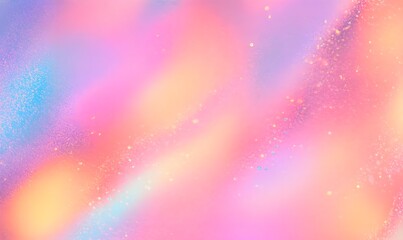 Obraz premium Abstract pink pastel holographic blurred grainy gradient background texture. Colorful digital grain soft noise effect pattern. Lo-fi multicolor vintage retro design