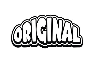 3d text effect with the word 