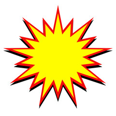 Starburst promotional badge, Shopping labels,Price sticker, Sale or discount sticker, Sunburst badges icon. Stars shape with different number of rays. Special offer price tag.