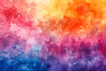 Fototapeta premium Hintergrund gemalt mit hellen weichen Wasserfarben, Generative AI