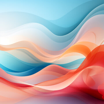 Textur Hintergrund gemalt mit hellen weichen Farben, Generative AI
