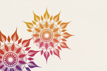 Vibrant Colorful Mandala Patterns Diwali Marketing - Festive Spirituality Cultural Celebration Designs Events Print