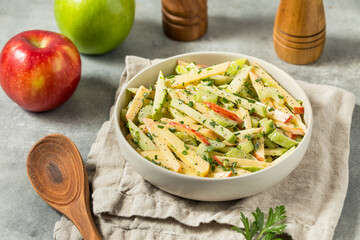 Homemade Healthy Fall Apple Slaw Salad