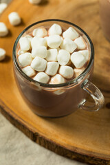 Homemade Warm Hot Chocolate with Marshmallows