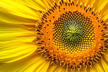 Close-up of Sunflower Center