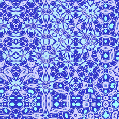 Seamless Blue Mosaic