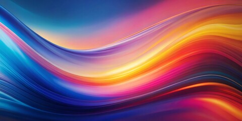 abstract rainbow background has a smooth gradient of vibrant colors, perfect for digital designs and banners.