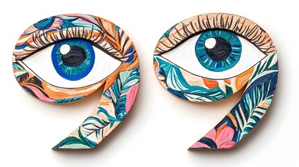 Playful and vibrant of the number 9 designed in a cartoon style with bright bold colors and exaggerated whimsical features isolated on a simple background