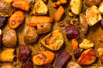 Homemade Healthy Autumn Roasted Root Vegetables