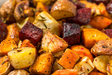 Homemade Healthy Autumn Roasted Root Vegetables