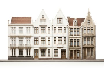 Naklejka premium House town architecture building.