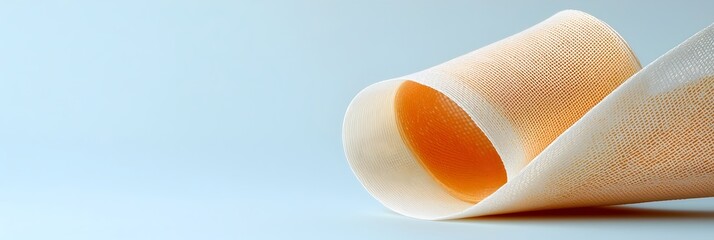 Ethereal Intertwining Ribbons in Soft Neutral Tones   Abstract Design with Flowing Graceful Curves and Delicate Sensual Textures