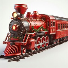 Fototapeta premium Christmas, candles, tree, christmas decor, christmas bird cardinal, christmas tree. holiday, red hat santa claus, magic, pine cones, christmas tree decorations, christmas balls, champagne glass, snow