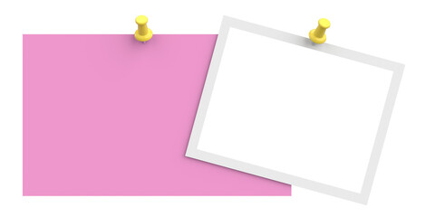 Picture frame. 3D frame. 3D illustration.