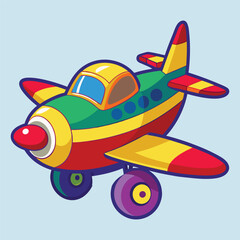 Plane cartoon design