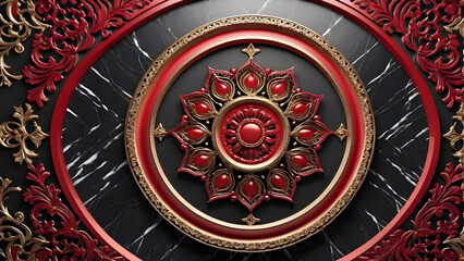 Obraz premium decorative background with a lot of details.