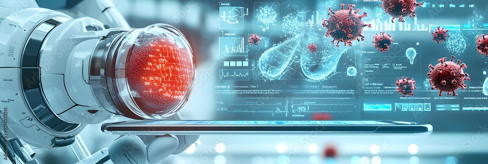 Poster Sleek and intuitive healthcare app interface displayed on a high tech tablet device showcasing cutting edge digital technology for medical and wellness applications