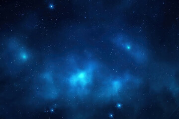 Naklejka premium A stunning view of the starry night sky filled with glowing celestial bodies and nebulae