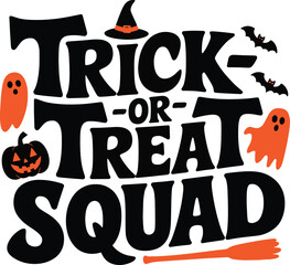 Spooky Halloween T-Shirt Design: Ghosts, Pumpkins, and Witches - Vector Illustration. Generative with AI