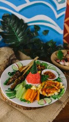 Nusantara gourmet cuisine expensive meals premium food

