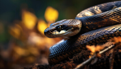 Fototapeta premium Close-Up of a Snake