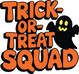 Spooky Halloween T-Shirt Design: Ghosts, Pumpkins, and Witches - Vector Illustration. Generative with AI