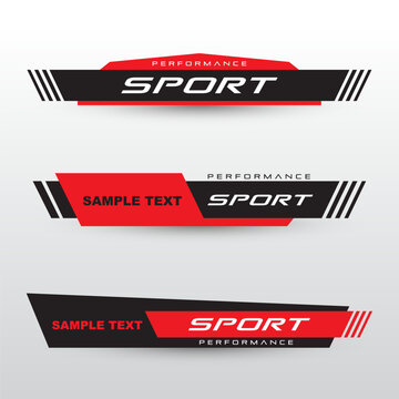 Set banners and lower thirds for banner Bars. Sport News. Streaming Video