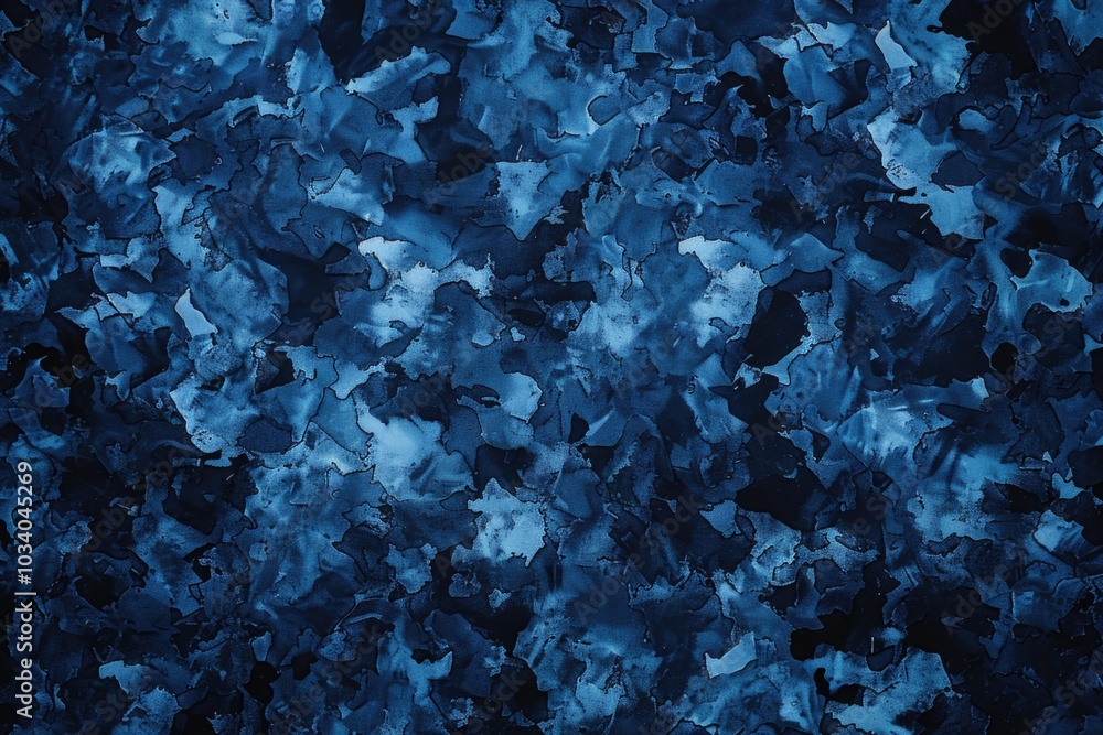 Poster a close-up shot of a textured blue and black background, suitable for various design projects