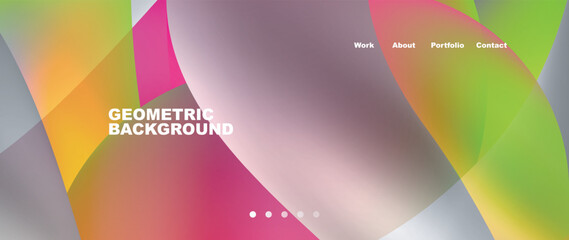 Colorful flowing shapes, wave lines with neon gradients. Vector Illustration For Wallpaper, Banner, Background, Card, Book Illustration, landing page