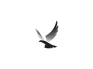 simple geometri bird eagle