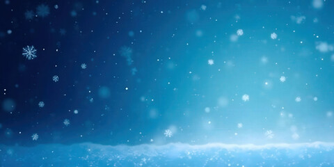 Obraz premium Falling snowflakes wallpaper featuring a clean design with gentle snowfall against a serene background. Perfect for winter themes, cozy interiors, and seasonal decor