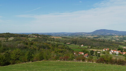 landscape with mountains