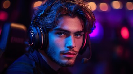 High-Performance Gaming Headset with Customizable Lighting: Immerse Yourself in the Game
