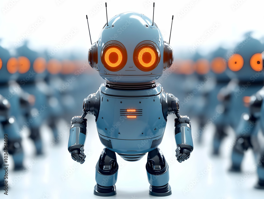 Poster flat nanobot vote counter concept: extreme close-up of nanobots assembling vote tally numbers with h