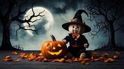 Halloween background scary